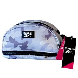 🆕 Reebok Men's Toiletry Bag - Gray Camo Design ✈️✈️🛳🛳